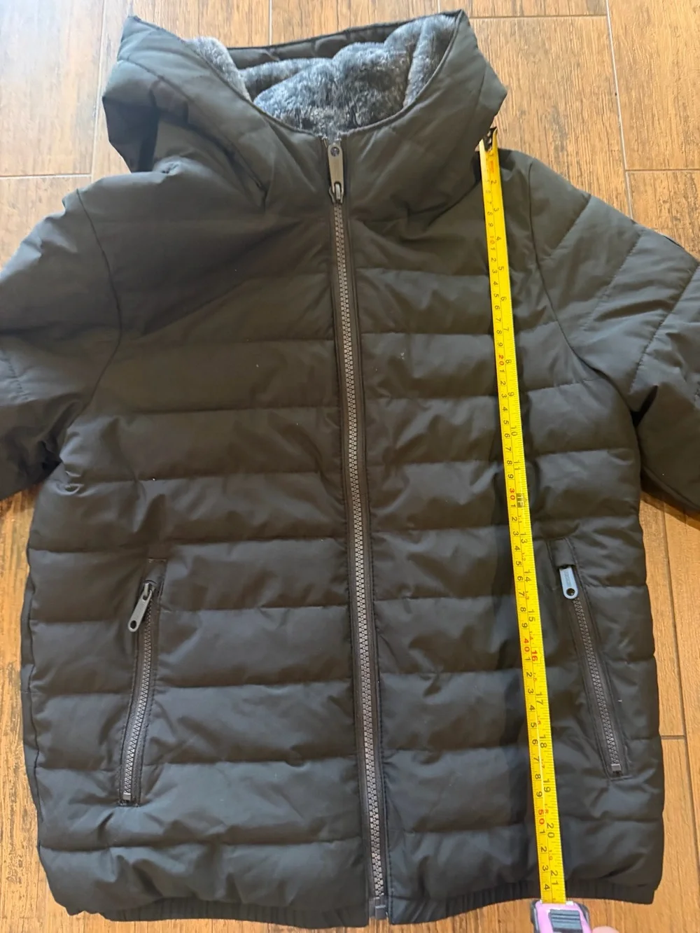 Abercrombie Kids  black Puffer Jacket 9/10